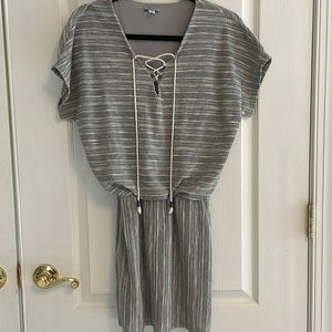 Grey and white dress from South Moon Under.